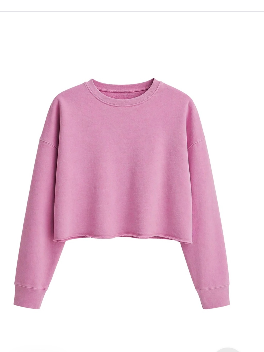 Lezat- Thea organic cotton pullover-Crewneck Sweatshirt - Mauve- medium-NWT
